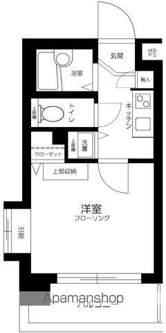 菱和パレス飯田橋駅前(1K/6階)の間取り写真