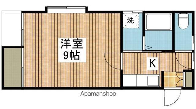 コーポラス米山(1K/1階)の間取り写真