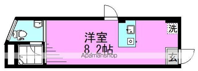 TRIAS251(ワンルーム/4階)の間取り写真