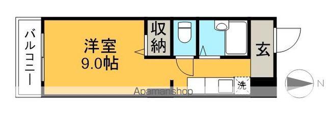 マーガレットパレス(ワンルーム/5階)の間取り写真