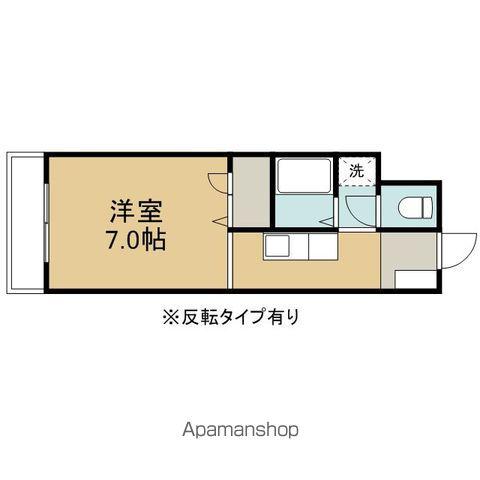 こまがたハートタウンA(ワンルーム/3階)の間取り写真