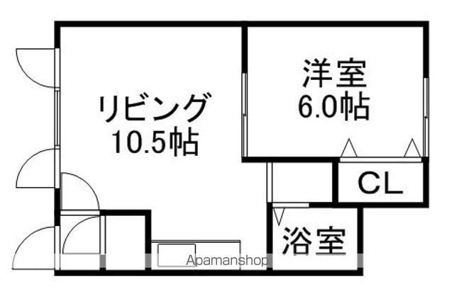 フォーサイト壱番館(1LDK/2階)の間取り写真