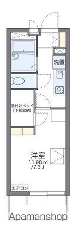 レオパレスレクエルド大町Ⅲ(1K/2階)の間取り写真