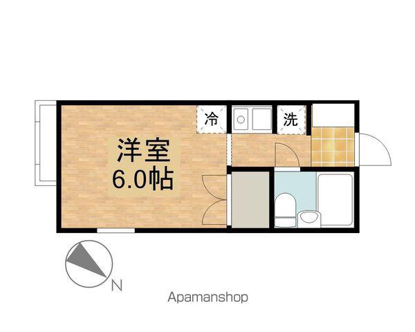 ドミールあゆ(ワンルーム/2階)の間取り写真