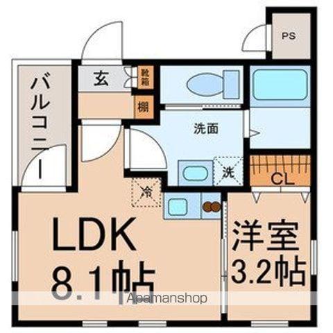 NEIGE(1LDK/3階)の間取り写真