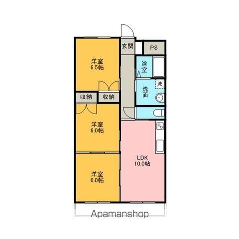 ビエナコート(3LDK/2階)の間取り写真