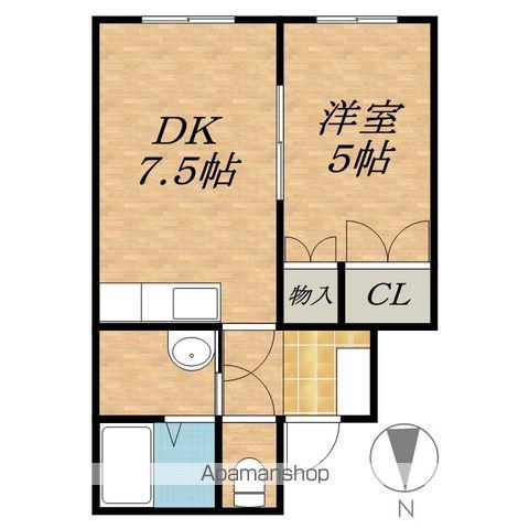 センチュリーコート(1DK/2階)の間取り写真