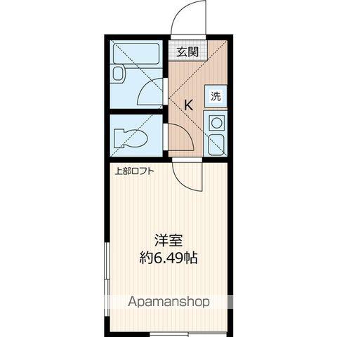 プレステージY(1K/2階)の間取り写真