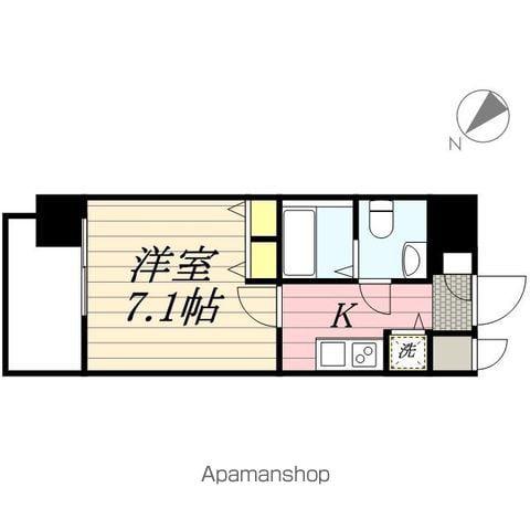 サヴォイ フェアリーパーク(1K/9階)の間取り写真
