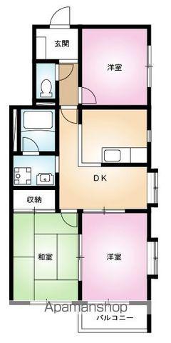 シャトレー新町 2階階 間取り
