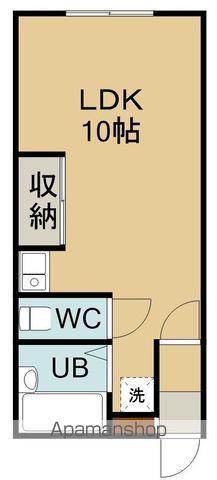 ハイツ東福(ワンルーム/3階)の間取り写真