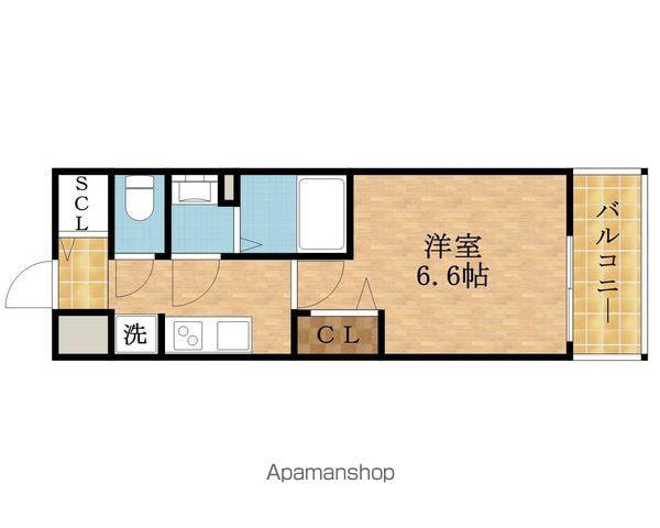 プレサンス大阪都島エレナード(1K/5階)の間取り写真