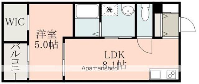 MAJOR大津駅前(1LDK/2階)の間取り写真