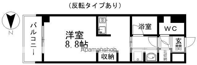 レジディア丸の内(ワンルーム/12階)の間取り写真