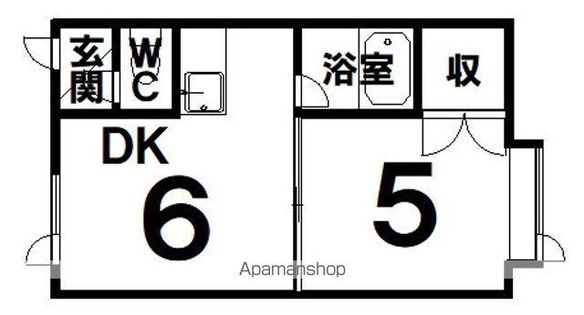 ノース AVENUE SEIRIN(1DK/1階)の間取り写真