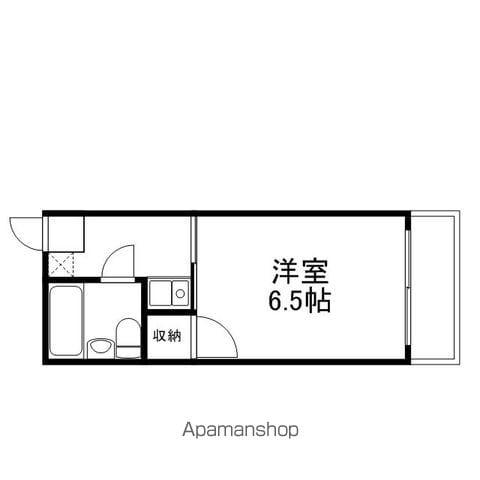 秀友ハイツ(1K/1階)の間取り写真