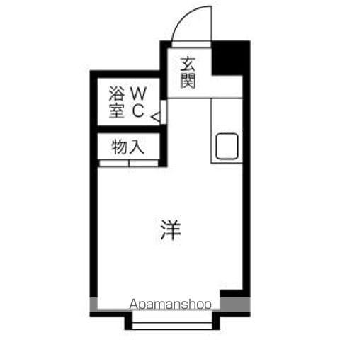 プレドジャルダン正木(ワンルーム/3階)の間取り写真