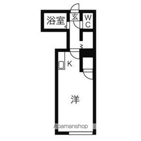 LUXE文京台(1K/1階)の間取り写真
