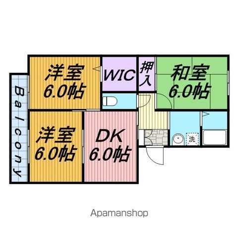 ジュネススズキ(3DK/1階)の間取り写真