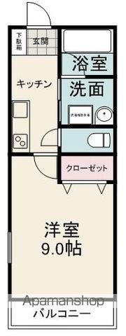 VIOLA KUSANAGI(1K/2階)の間取り写真