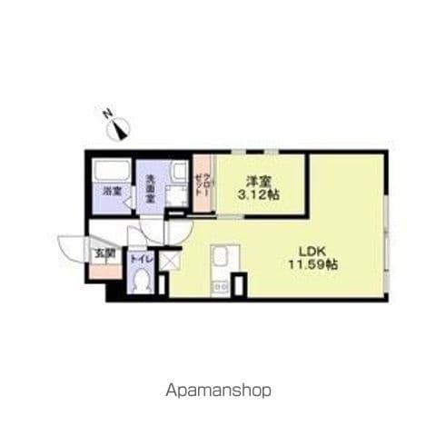 THE RESIDENCE ICHIGA(1LDK/2階)の間取り写真