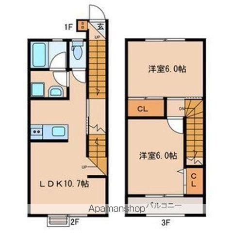 ラ・プラヤⅢ番館(2LDK)の間取り写真