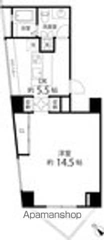 レニール本駒込(1DK/12階)の間取り写真