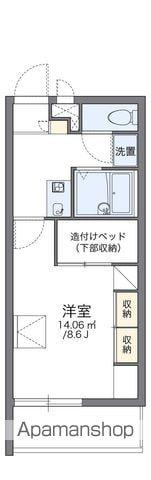 レオパレス上鄕地(1K/2階)の間取り写真