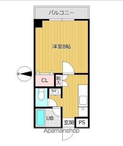 Kハウス(1K/1階)の間取り写真