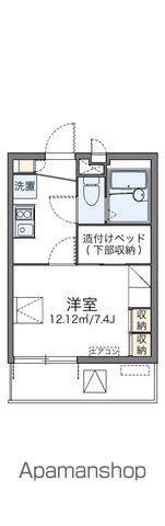 レオパレスオーテスワン(1K/3階)の間取り写真