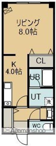 アールズMA(1K/1階)の間取り写真