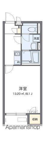 クレイノリゲル(1K/1階)の間取り写真