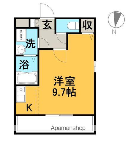 CASA DE ORO(ワンルーム/3階)の間取り写真