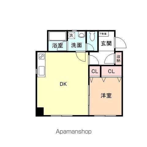 KS HOUSE(1LDK/3階)の間取り写真