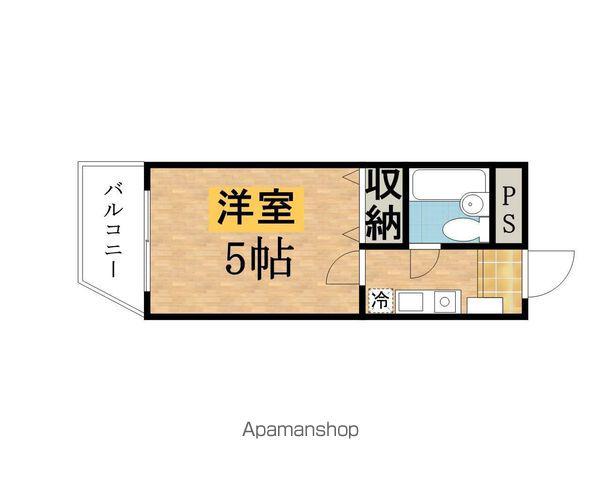 グロブナーハウス寺町(1K/5階)の間取り写真