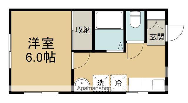 メゾン石田(1K/1階)の間取り写真