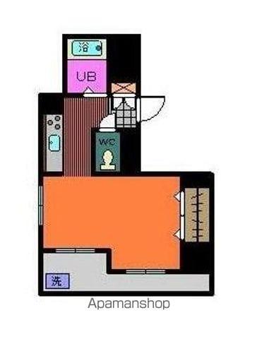 ササハラビル(1K/5階)の間取り写真