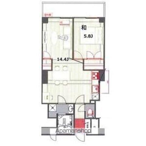 ウーリィパレス大森(1LDK/3階)の間取り写真