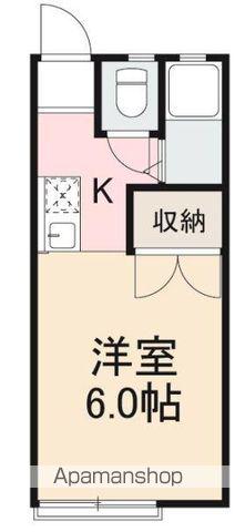 パナハイツ田岡 三木町(1K/2階)の間取り写真