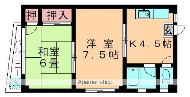 須藤第3ビル(2K/3階)の間取り写真