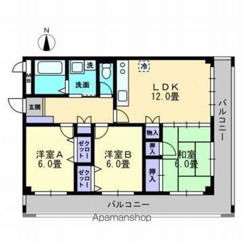 ラシャンブル21(3LDK/2階)の間取り写真