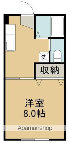 フレグラント東仙台(1K/2階)の間取り写真