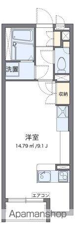 ミランダ三福Ⅲ(ワンルーム/2階)の間取り写真
