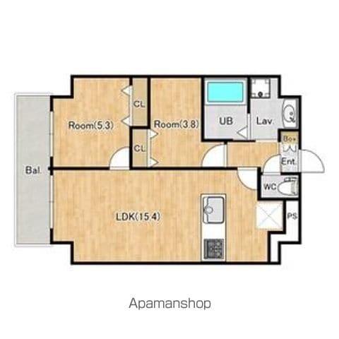 ジーグランデ三ノ輪(1SLDK/9階)の間取り写真