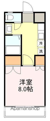 サンパレス小松島(1K/3階)の間取り写真