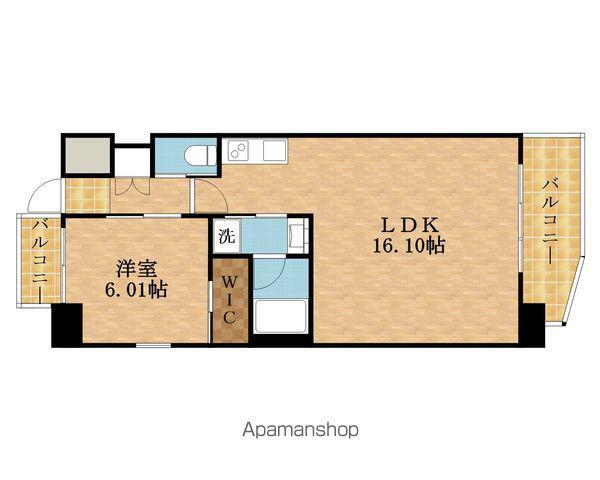 プレジオ梅田(1LDK/7階)の間取り写真