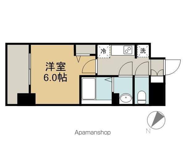 アステリ鶴舞トゥリア(1K/7階)の間取り写真