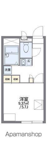 レオパレスパルグランデ南町(1K/1階)の間取り写真
