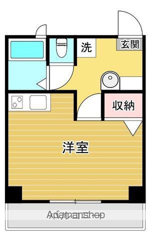 パークレジデンス(ワンルーム/3階)の間取り写真