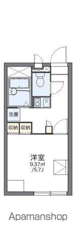レオパレス谷万成(1K/2階)の間取り写真